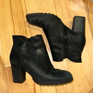 Black Clarks Booties